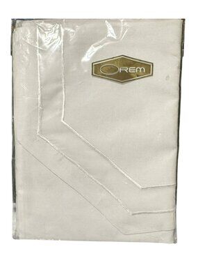 Orem Envelope Pillow Sham Octagonal White Crystal Insert Cotton Queen Minimalist